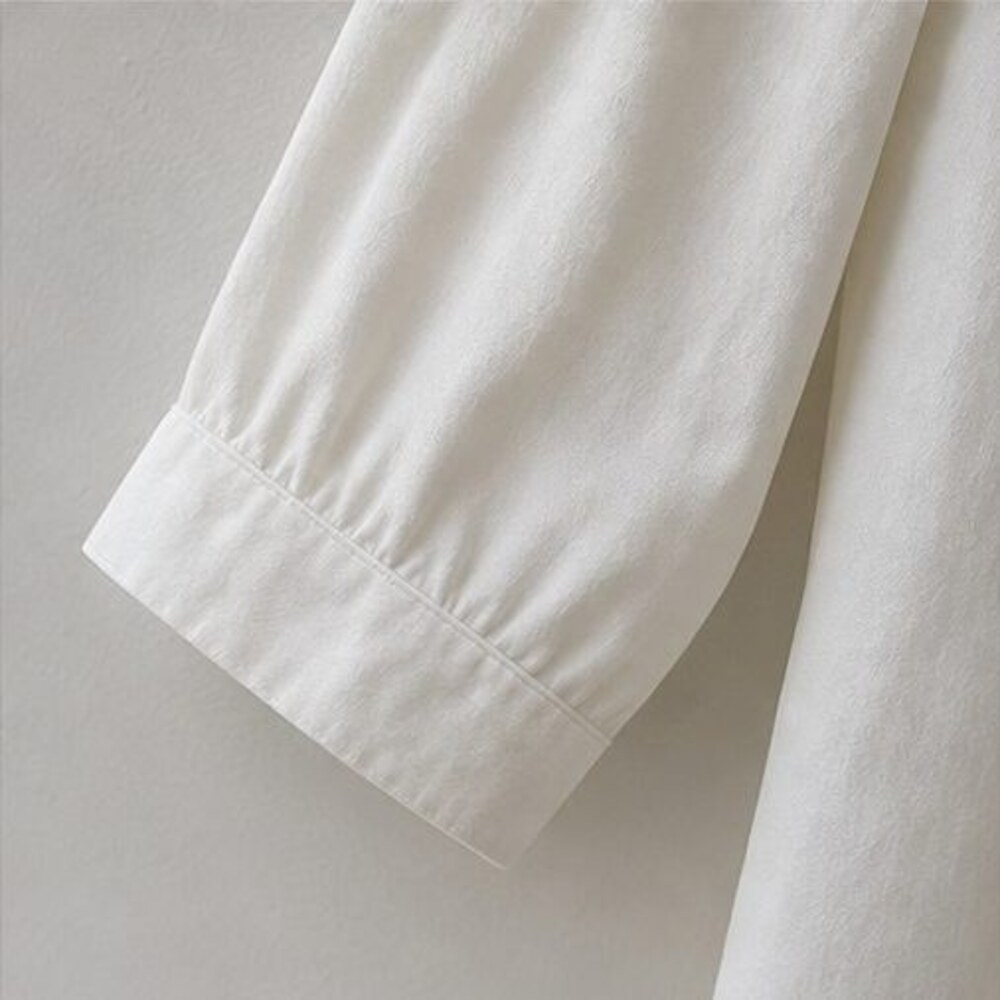 Ivory Ruffle Blouse - Picture 5 of 6